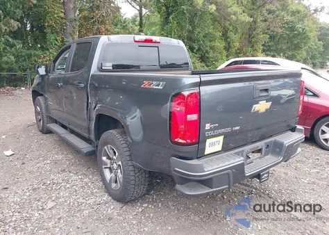 2017 Chevrolet Colorado Z71 из США, поврежденный, VIN 1GCGTDEN5H1174640